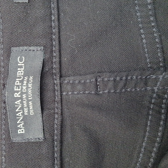 Size 32 Long Banana Republic Mid Rise Skinny Black Jeans - Picture 15 of 16